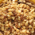 Almás pite dióval_